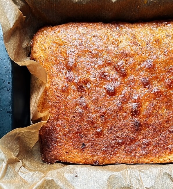 A Slab of Summer: Almond, Lemon and Passionfruit Drizzle Cake